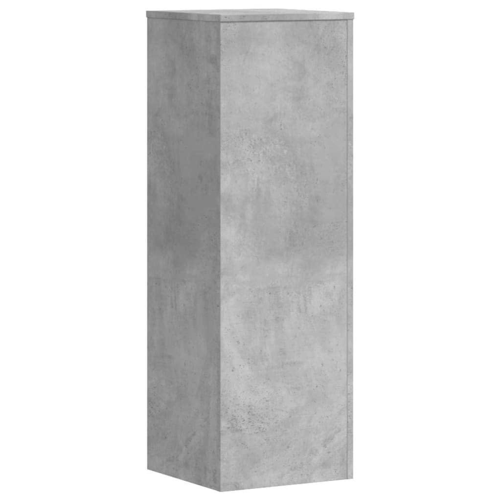 Suporte p/ plantas 33x33x100 cm derivados madeira cinza cimento