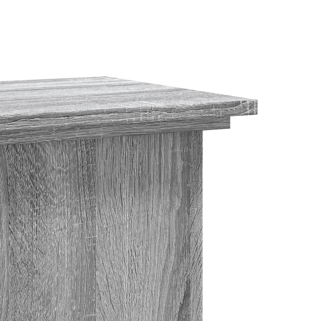 Suporte p/ plantas 33x33x60 cm derivados madeira cinza sonoma