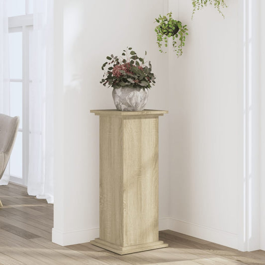Suporte p/plantas 33x33x80 cm derivados madeira carvalho sonoma