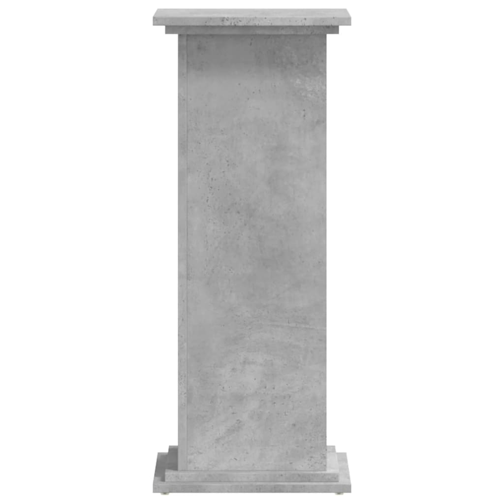 Suporte p/ plantas 33x33x80 cm derivados madeira cinza cimento