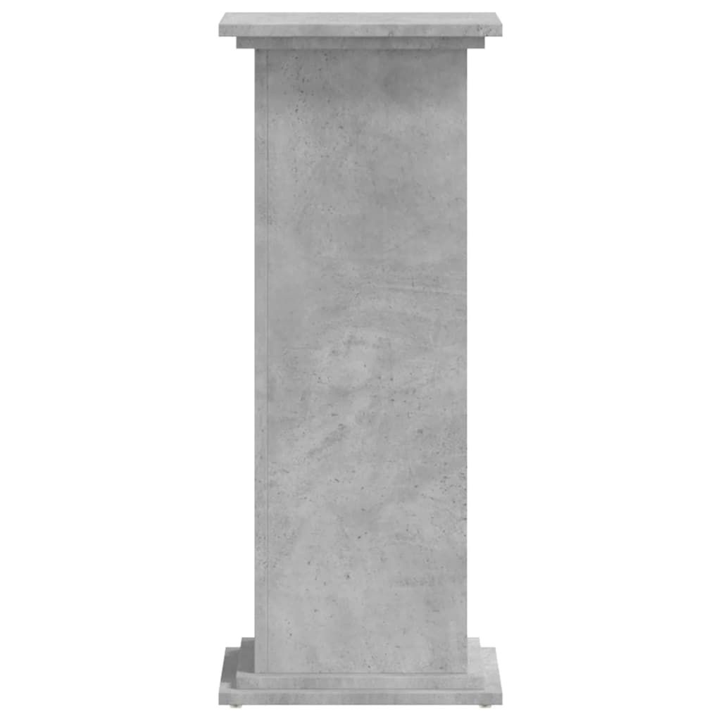 Suporte p/ plantas 33x33x80 cm derivados madeira cinza cimento