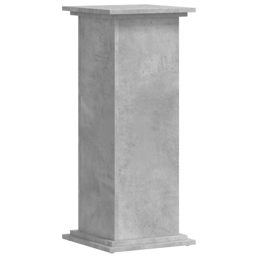 Suporte p/ plantas 33x33x80 cm derivados madeira cinza cimento
