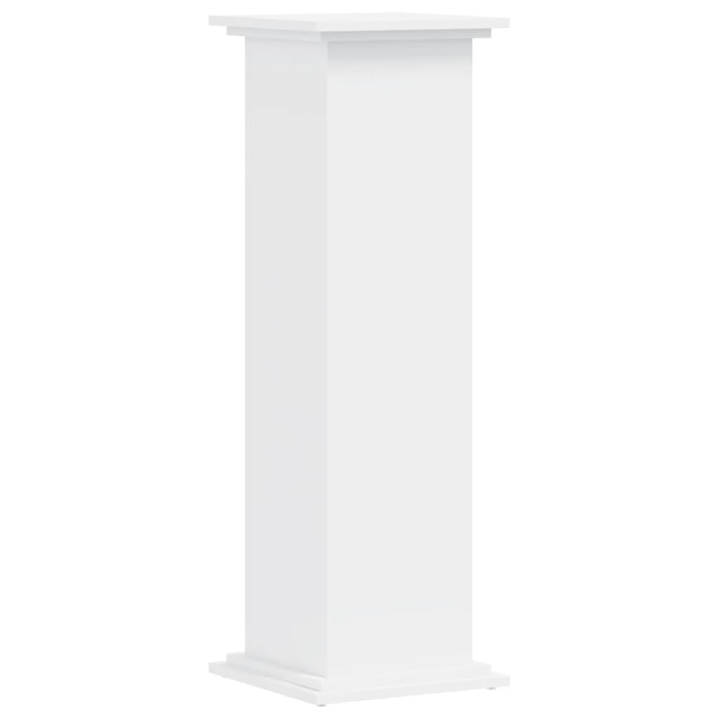 Suporte para plantas 33x33x100 cm derivados de madeira branco