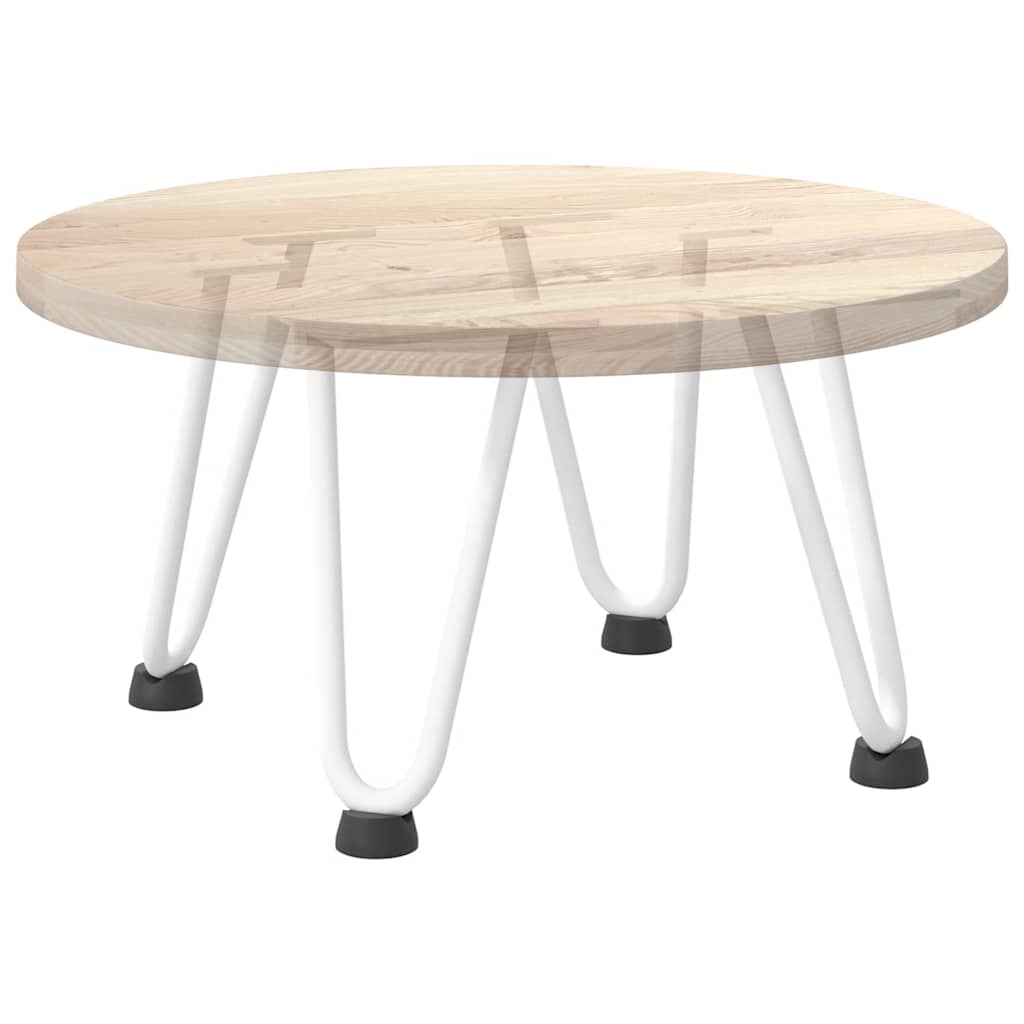Pernas de grampo para mesa de centro 4 peças, branco, 20 cm, aço maciço