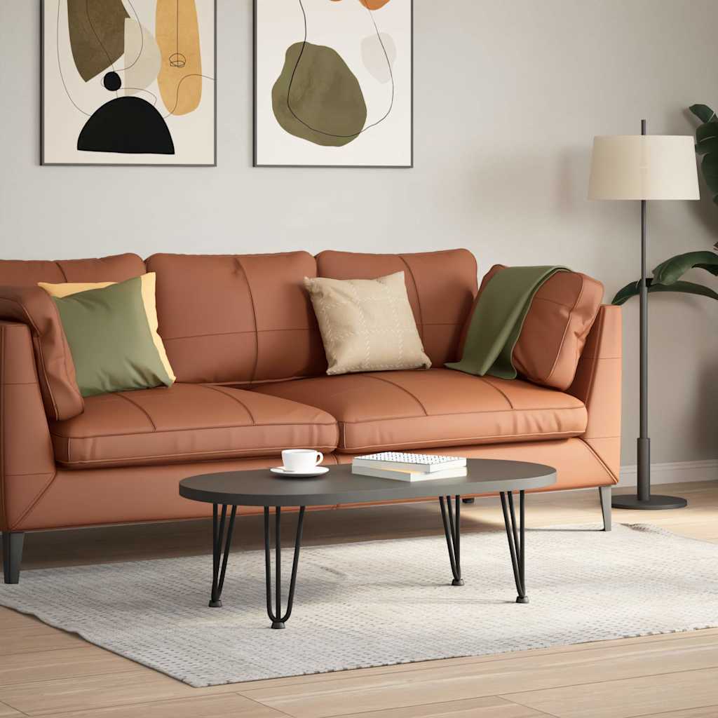 Pernas de grampo para mesa de centro 4 peças pretas 30 cm aço maciço