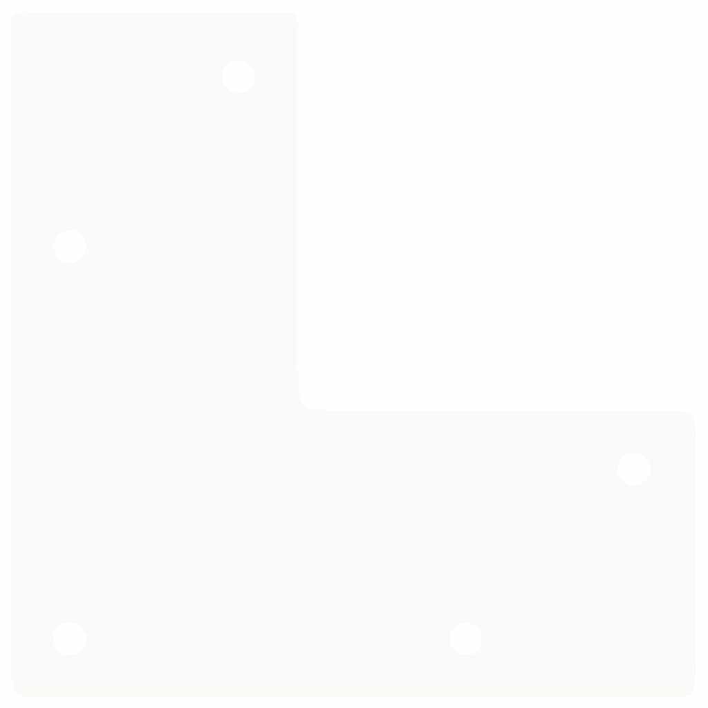 Pernas de grampo para mesa de centro 4 peças, branco, 30 cm, aço maciço
