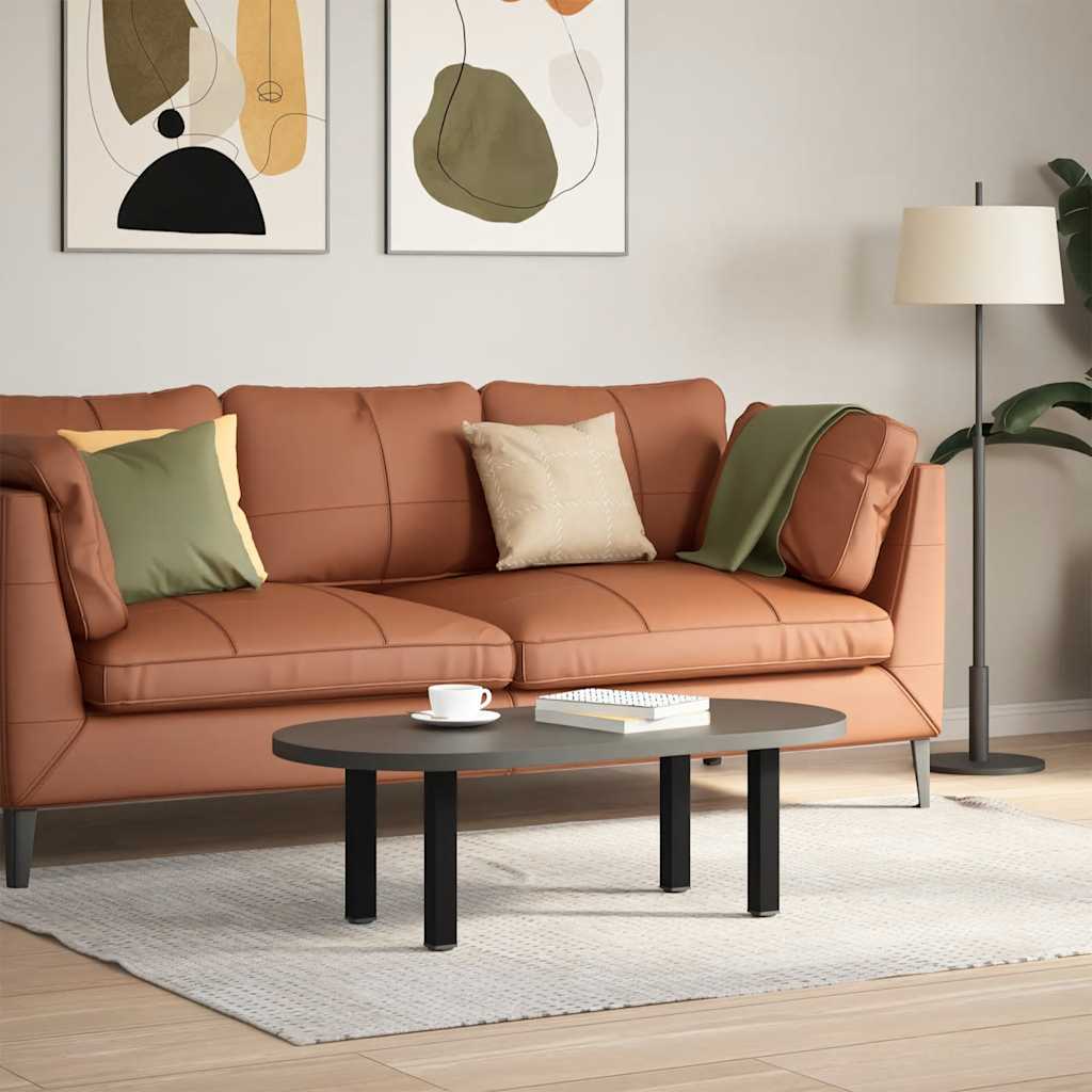 Pés para mesa de centro 4 peças, preto, 30-32 cm, aço