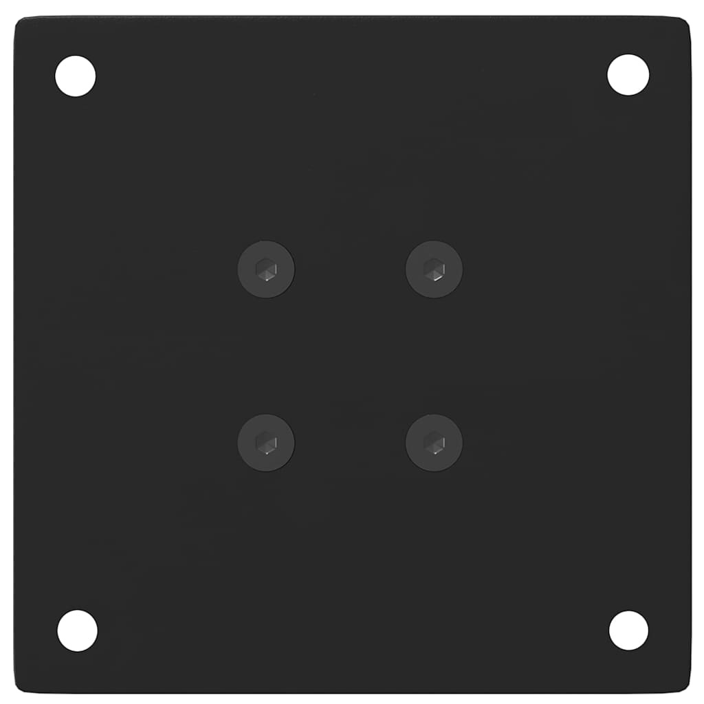 Pés para mesa de centro 4 peças, preto, 30-32 cm, aço