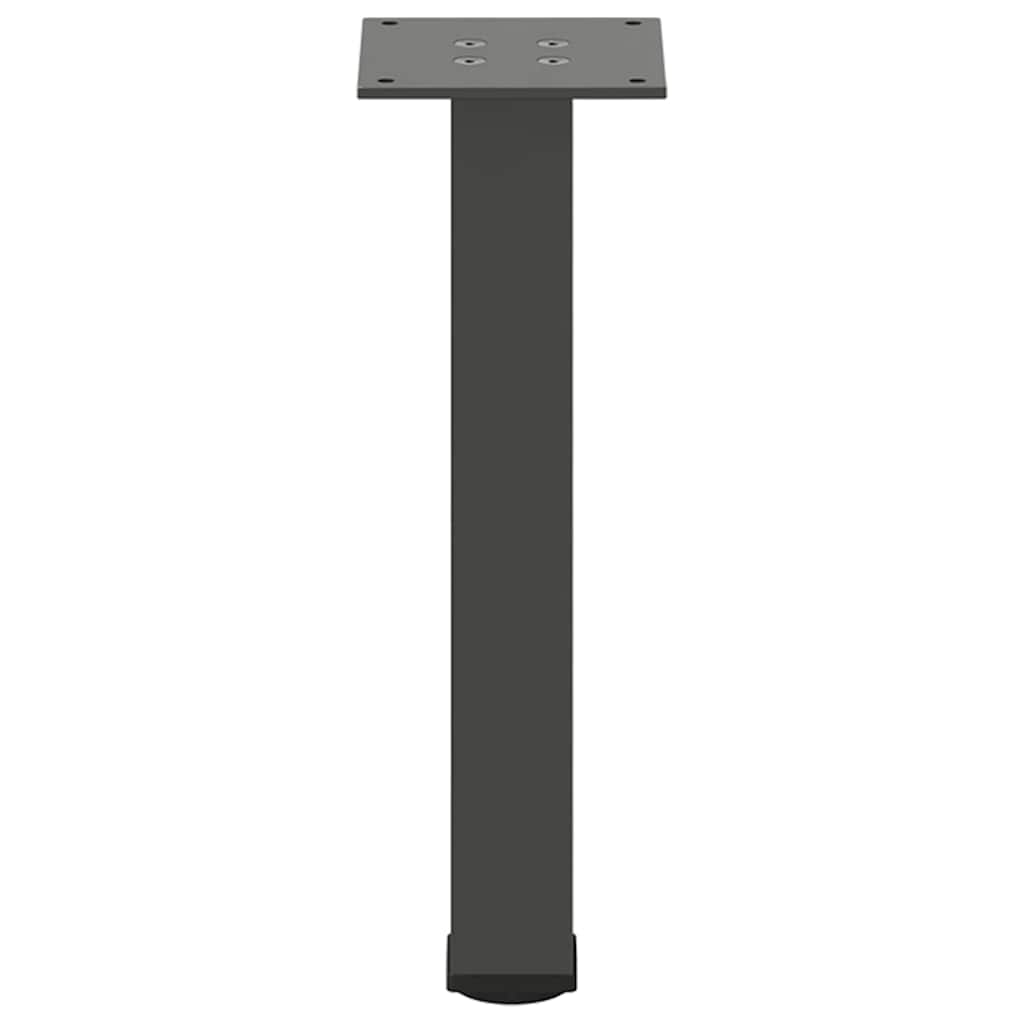 Pés para mesa de centro 4 peças antracite 30-32 cm aço
