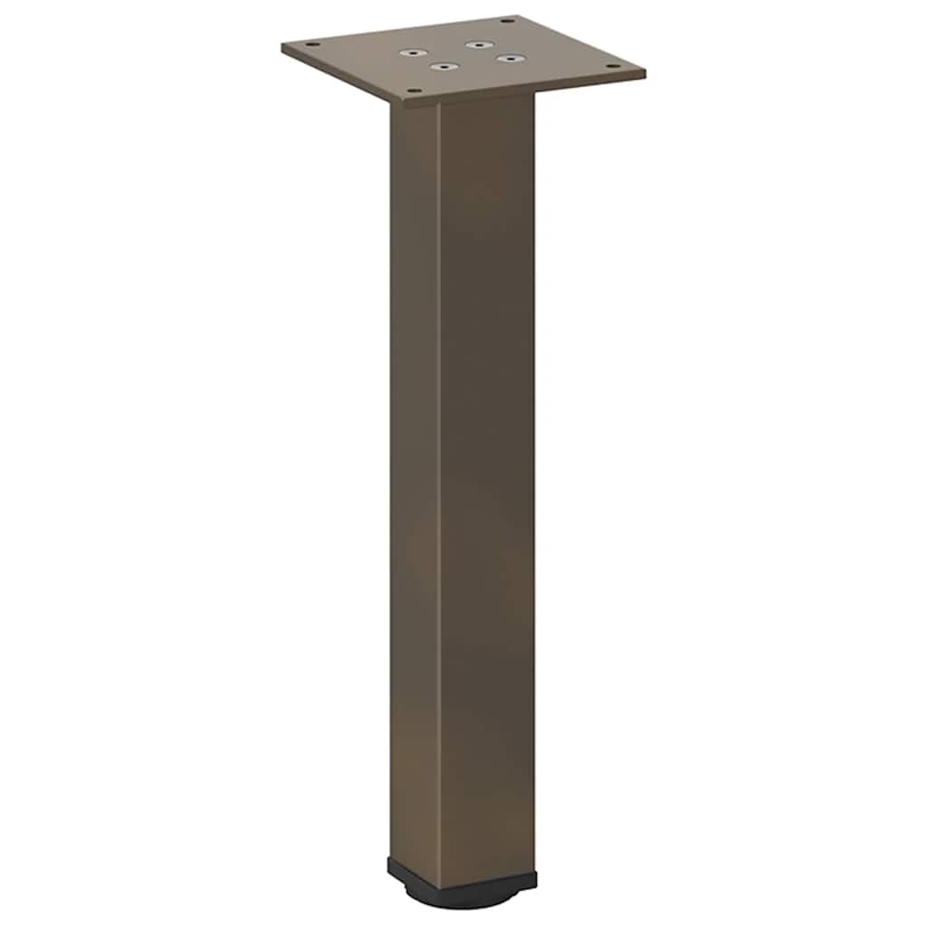 Pés para mesa de centro 4 peças aço natural 30-32 cm aço