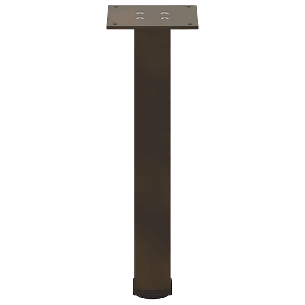 Pés para mesa de centro 4 peças aço natural 30-32 cm aço