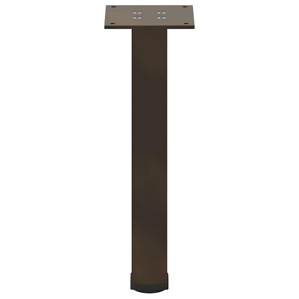 Pés para mesa de centro 4 peças aço natural 30-32 cm aço