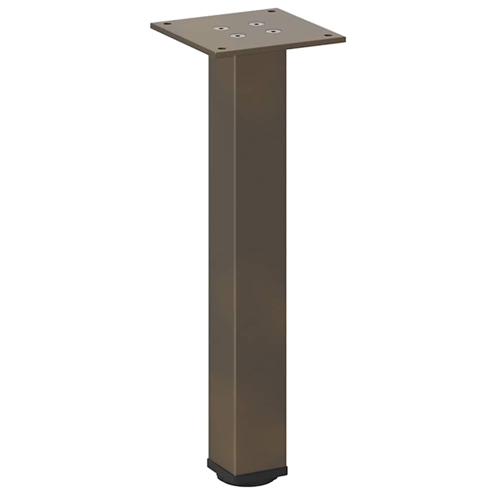 Pés para mesa de centro 4 peças aço natural 42-44 cm aço