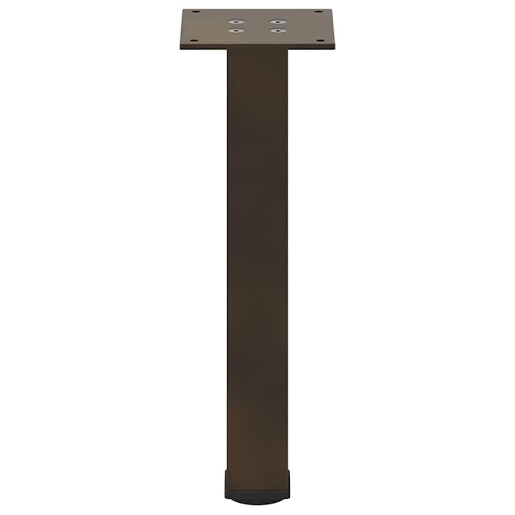 Pés para mesa de centro 4 peças aço natural 42-44 cm aço