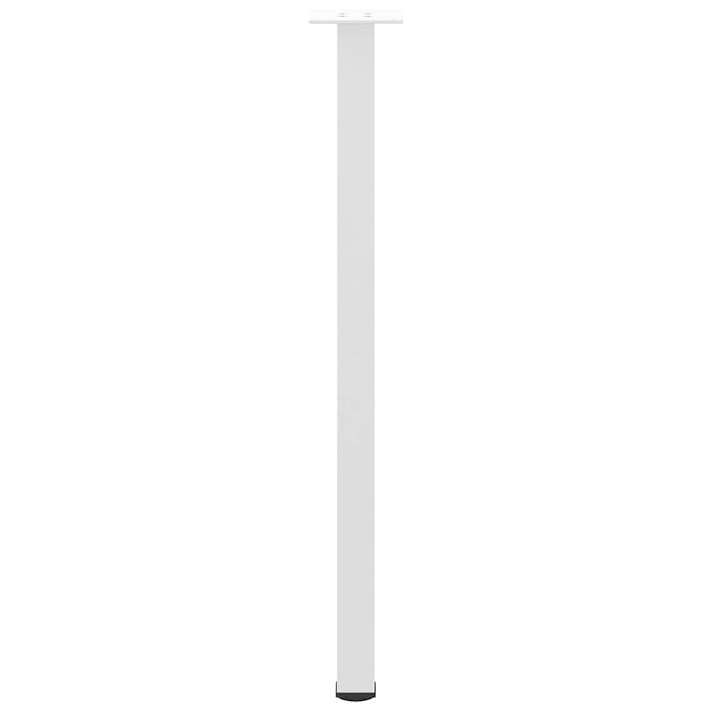 Pés de mesa de console 4 peças, branco, 72-74 cm, aço