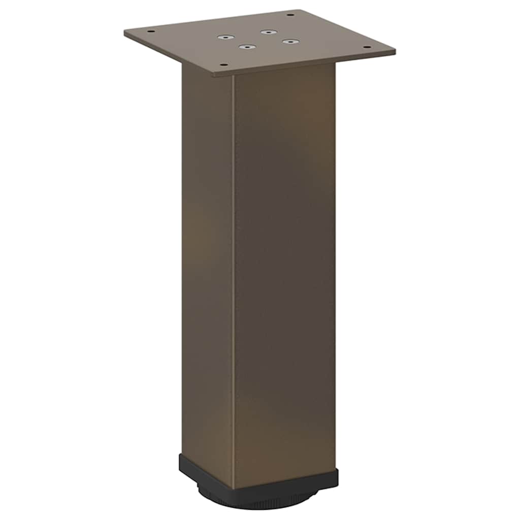 Pés para mesa de centro 4 peças aço natural 42-44 cm aço