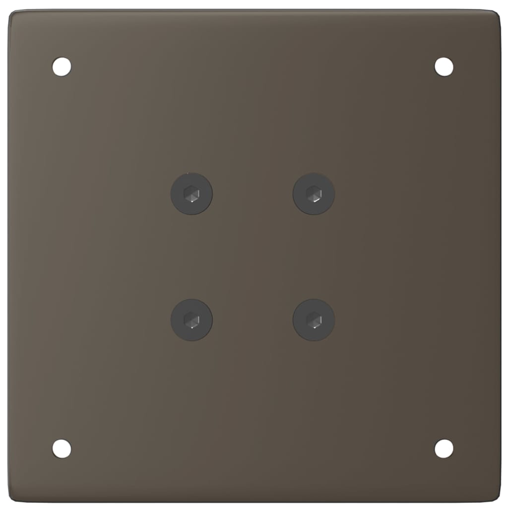 Pés para mesa de centro 4 peças aço natural 42-44 cm aço