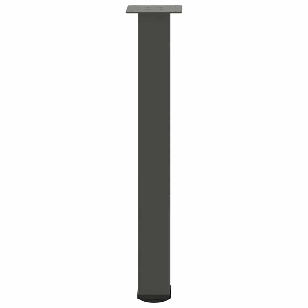 Pés de mesa de console 4 peças antracite 72-74 cm aço