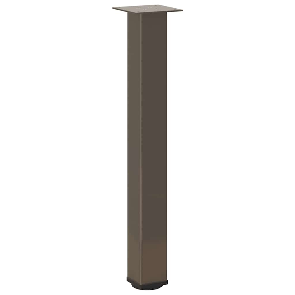 Pés de mesa de console 4 peças aço natural 72-74 cm aço