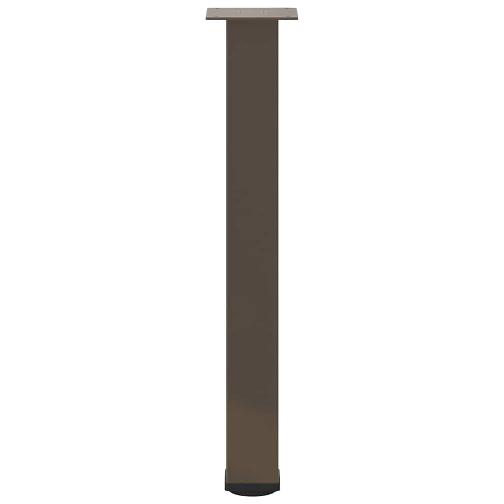 Pés de mesa de console 4 peças aço natural 72-74 cm aço