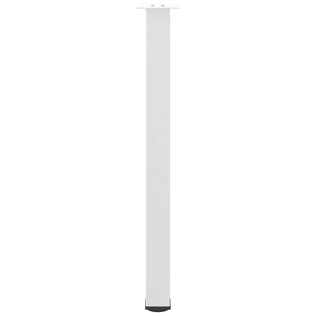 Pés para mesa de bar 4 peças, branco, 90-92 cm, aço
