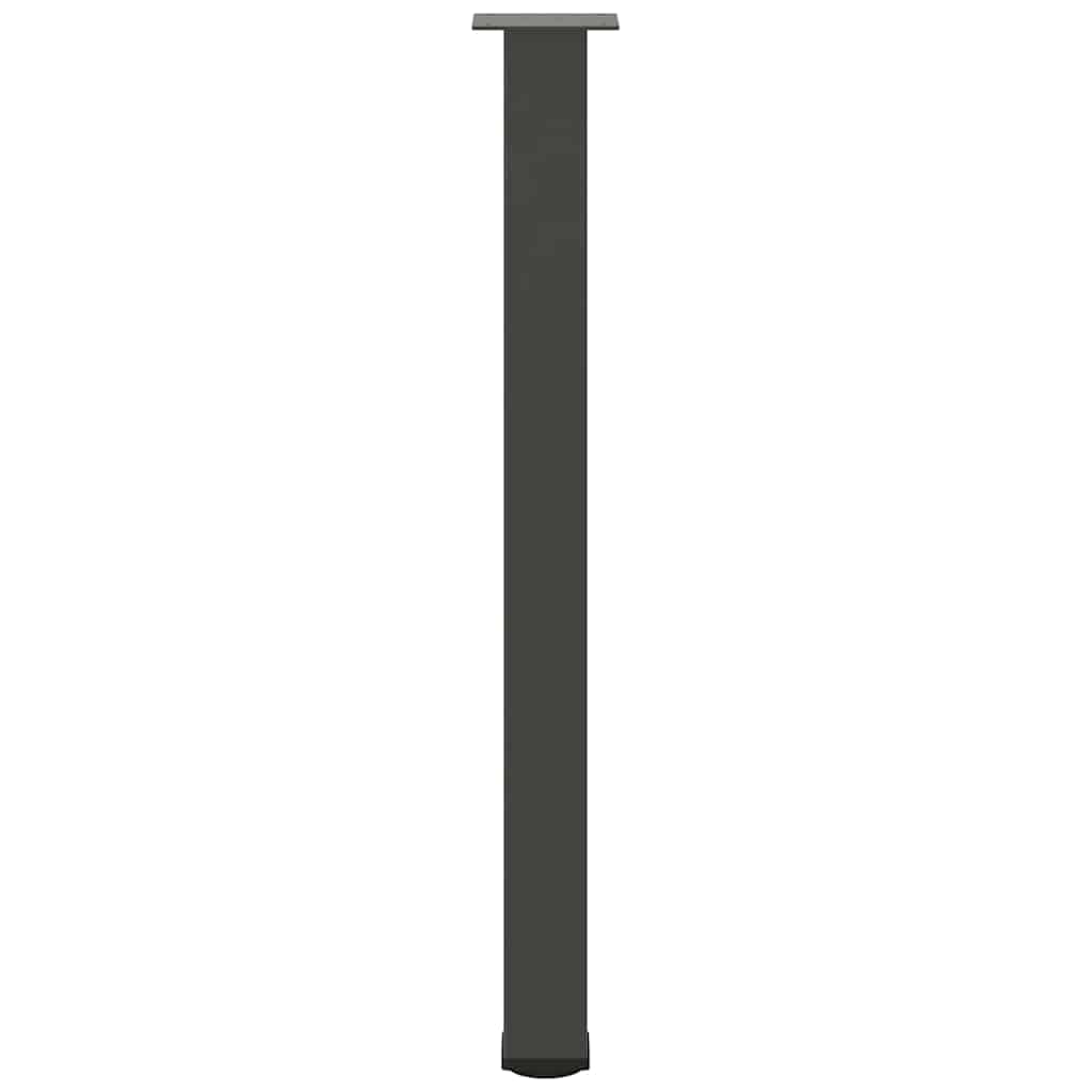 Pés para mesa de bar 4 peças, antracite, 90-92 cm, aço