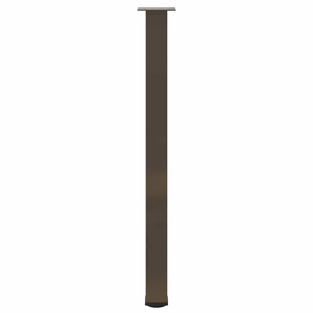 Pés para mesa de bar 4 peças aço natural 110-112 cm aço