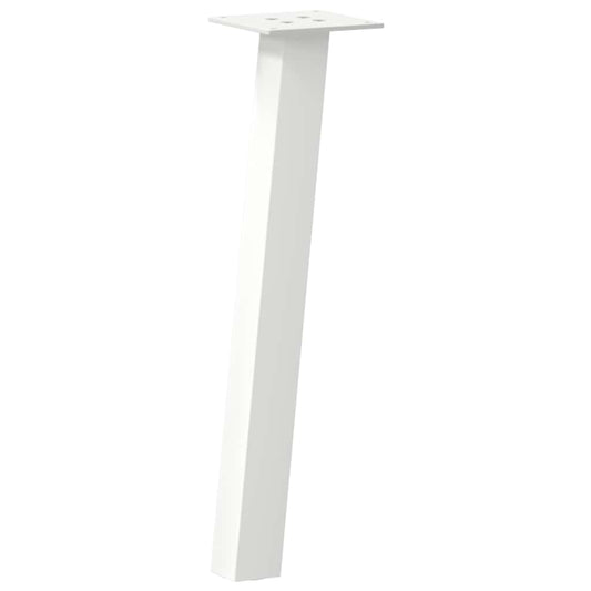 Pés para mesa de centro 4 peças, branco, 30 cm, aço