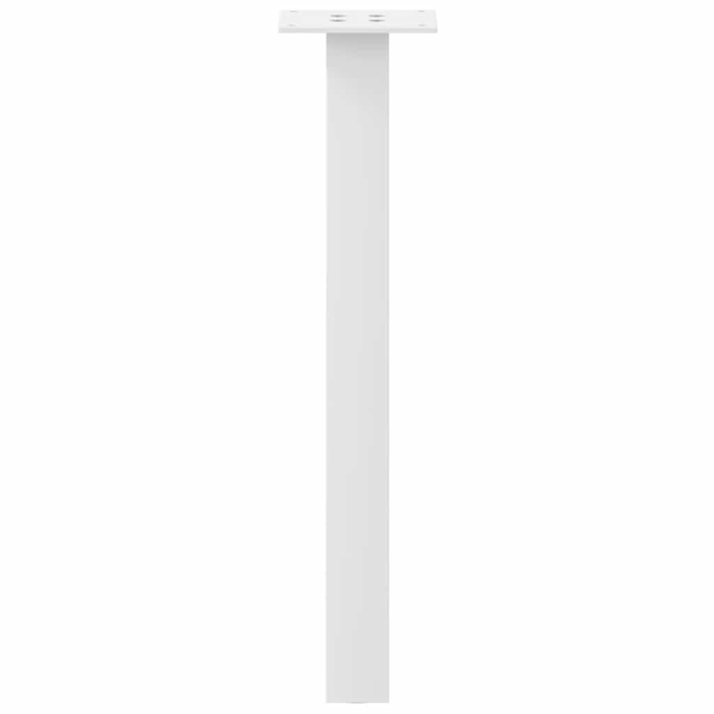 Pés para mesa de centro 4 peças, branco, 30 cm, aço