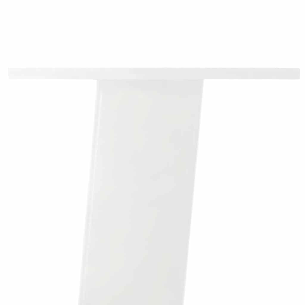 Pés para mesa de centro 4 peças, branco, 30 cm, aço
