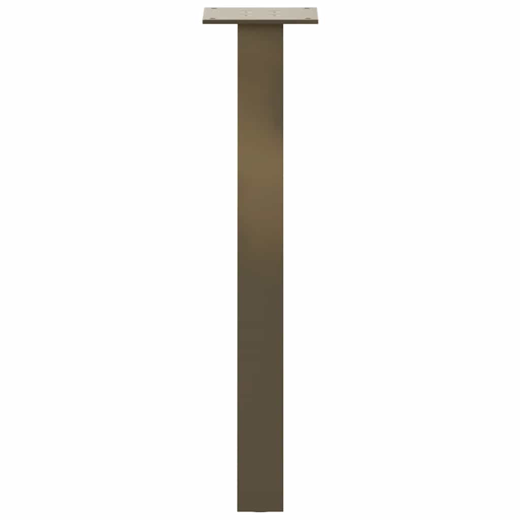 Pés para mesa de centro 4 peças aço natural 30 cm aço