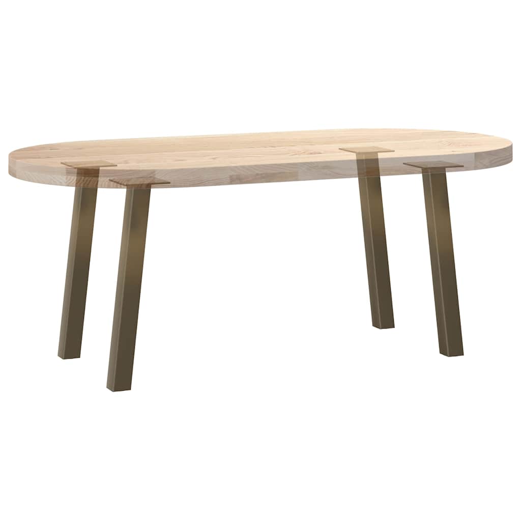 Pés para mesa de centro 4 peças aço natural 30 cm aço