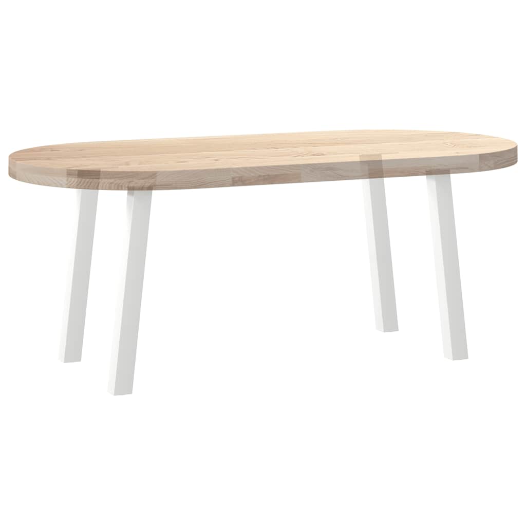 Pés para mesa de centro 4 peças, branco, 42 cm, aço