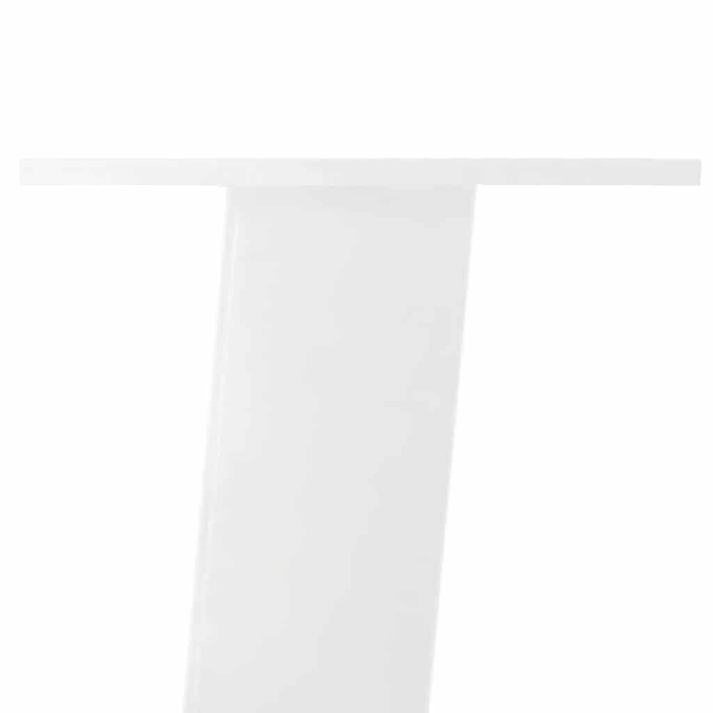 Pés para mesa de centro 4 peças, branco, 42 cm, aço