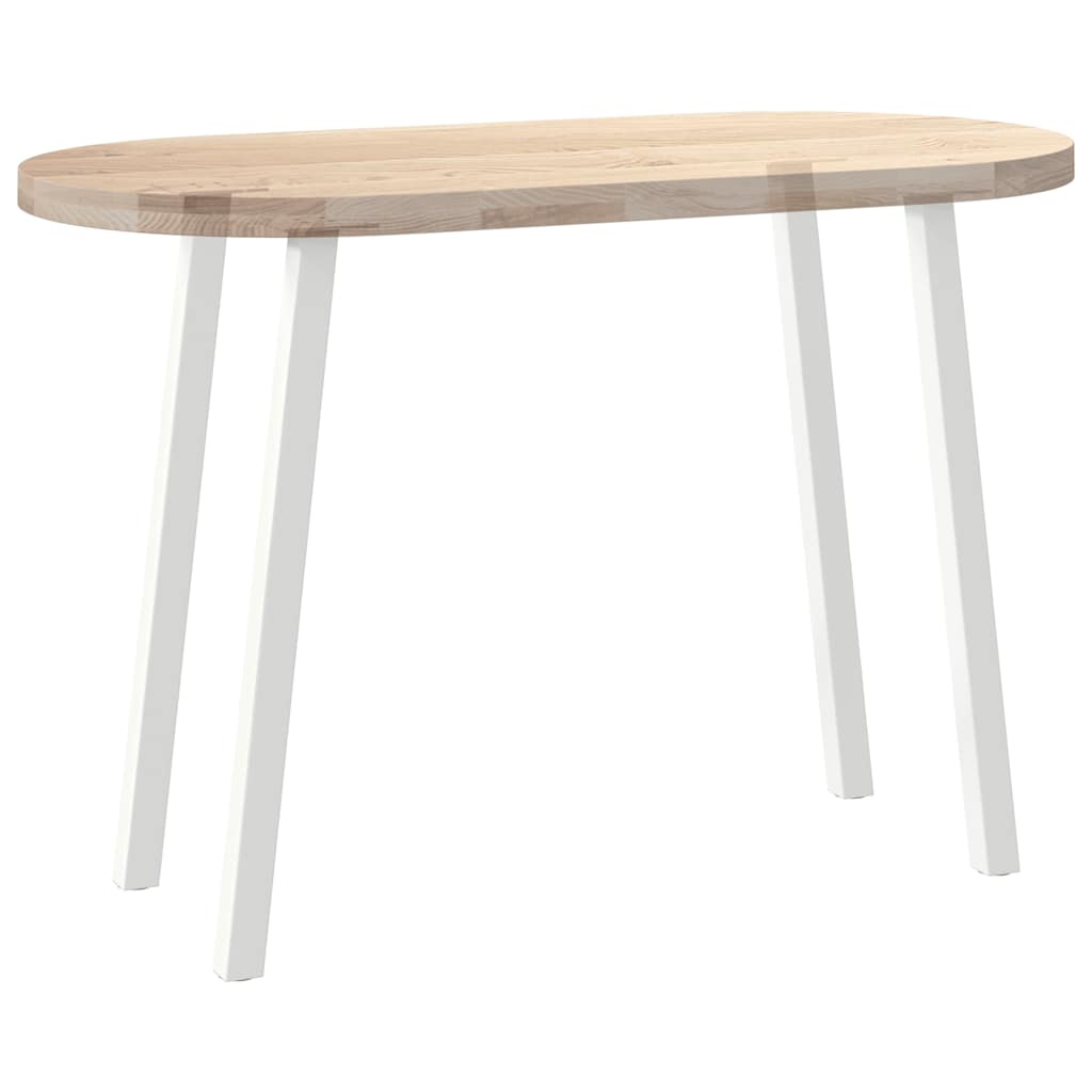Pés de mesa de console 4 peças, branco, 72 cm, aço
