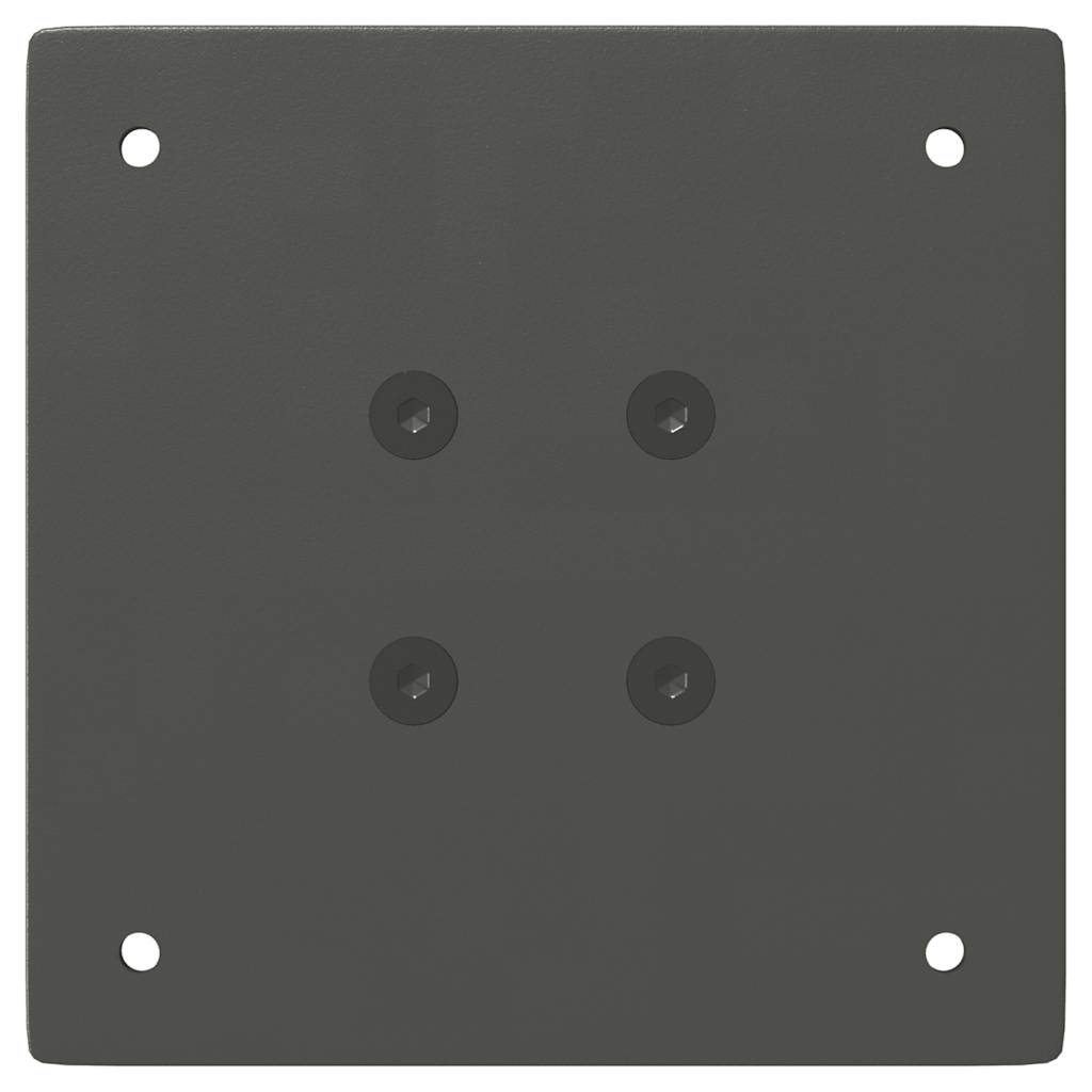 Pés de mesa de console 4 peças antracite 72 cm aço