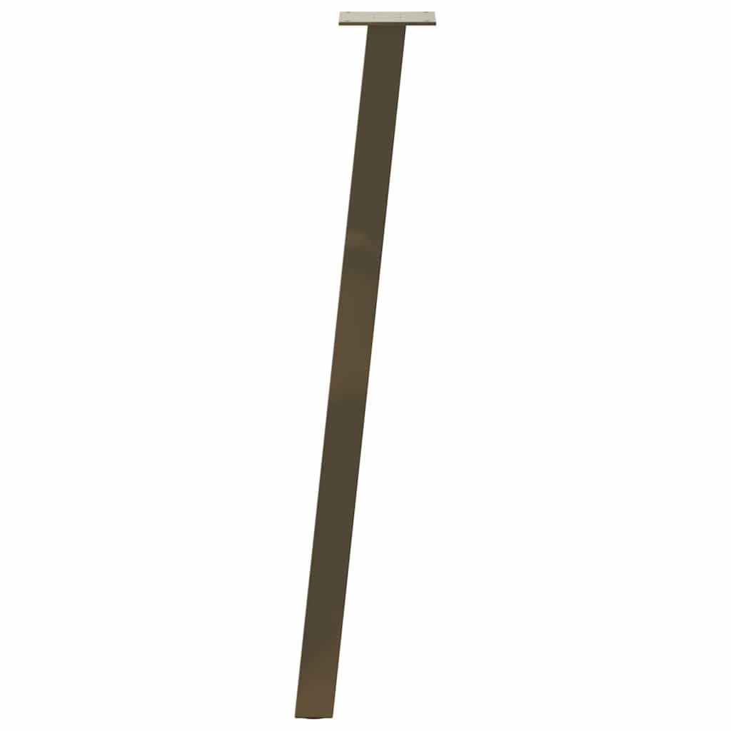 Pés de mesa de console 4 peças aço natural 72 cm aço