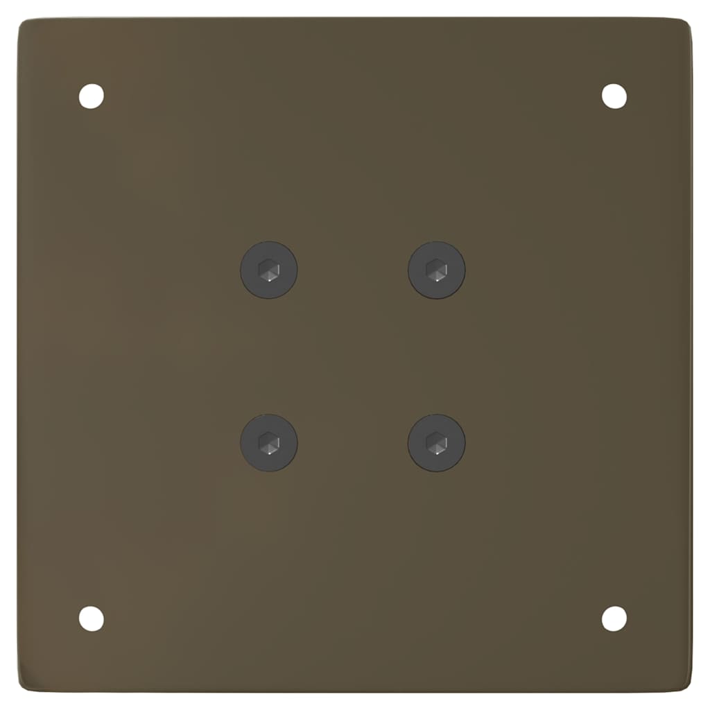 Pés para mesa de centro 4 peças aço natural 30 cm aço