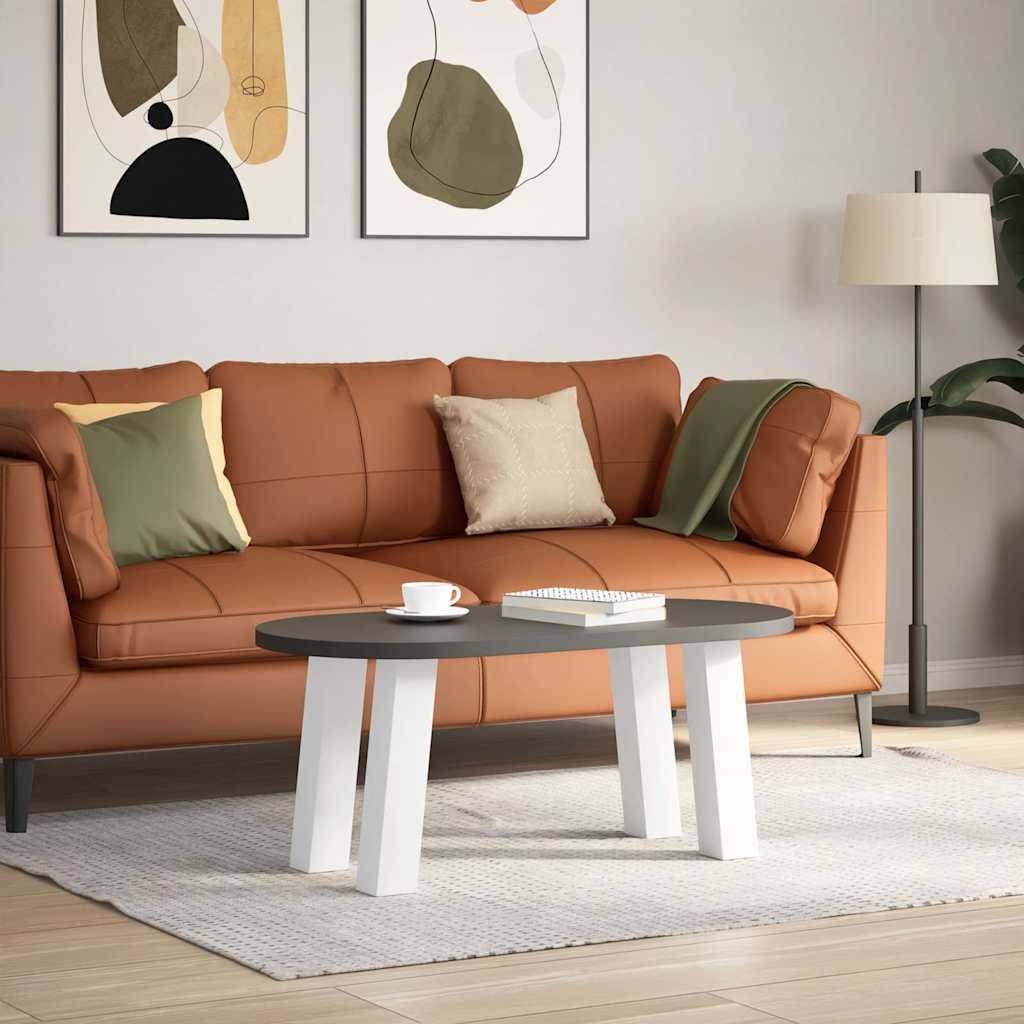 Pés para mesa de centro 4 peças, branco, 42 cm, aço