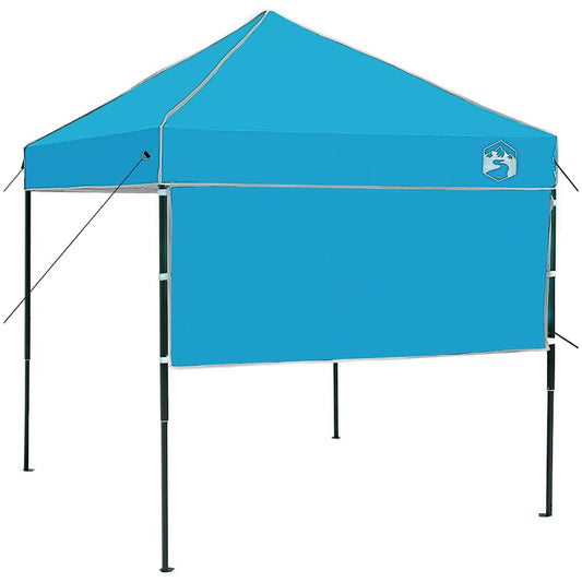Tenda de Toldo Manual Azul 194 x 194 x 251 cm tecido