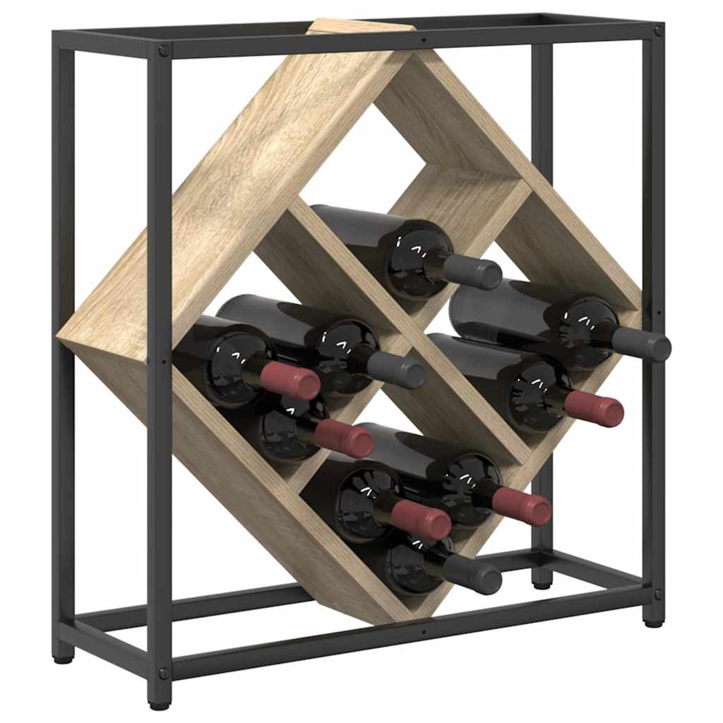 Escorredor de Vinho Carvalho sonoma 51 x 18 x 52,5 cm