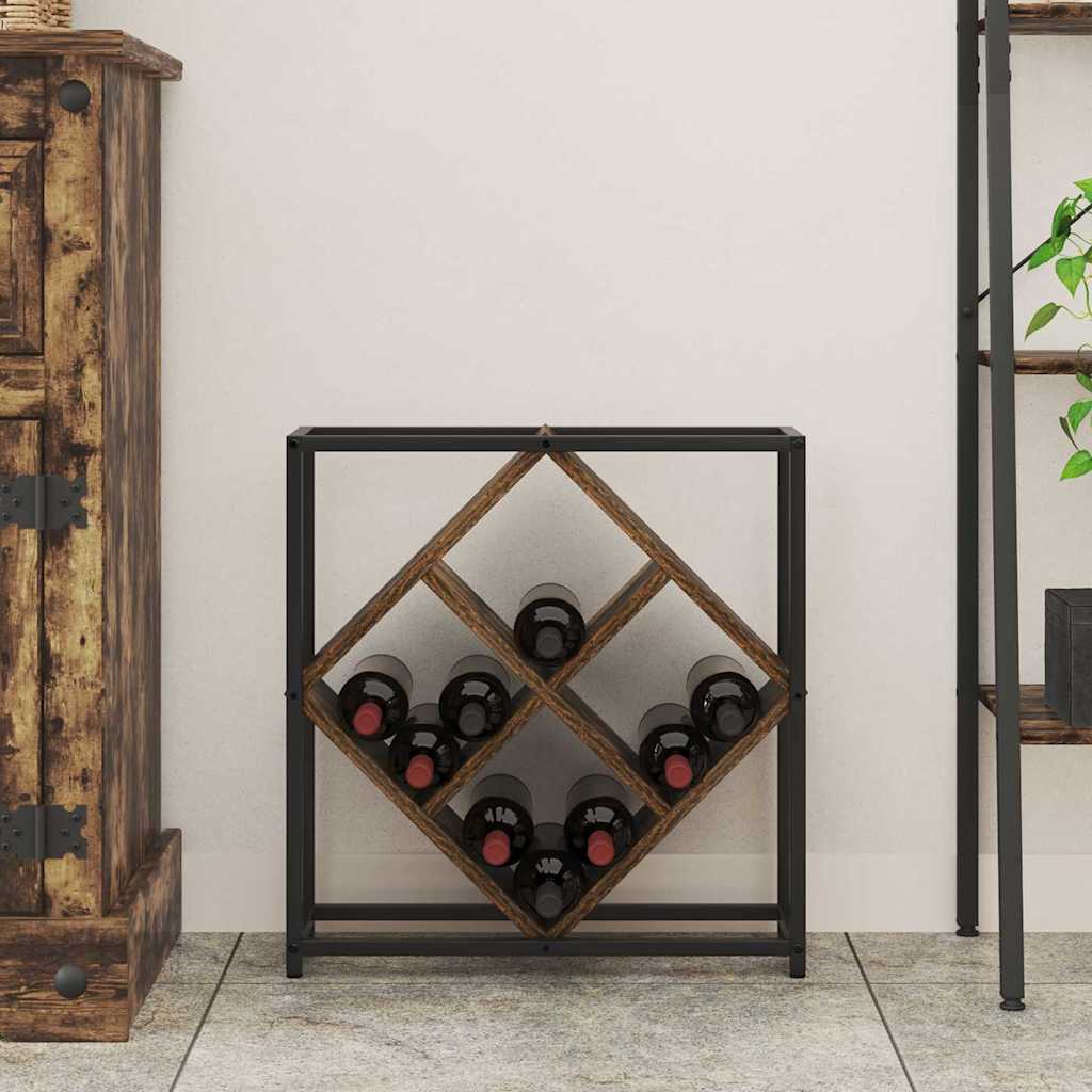 Escorredor de Vinho Carvalho fumado 51 x 18 x 52,5 cm