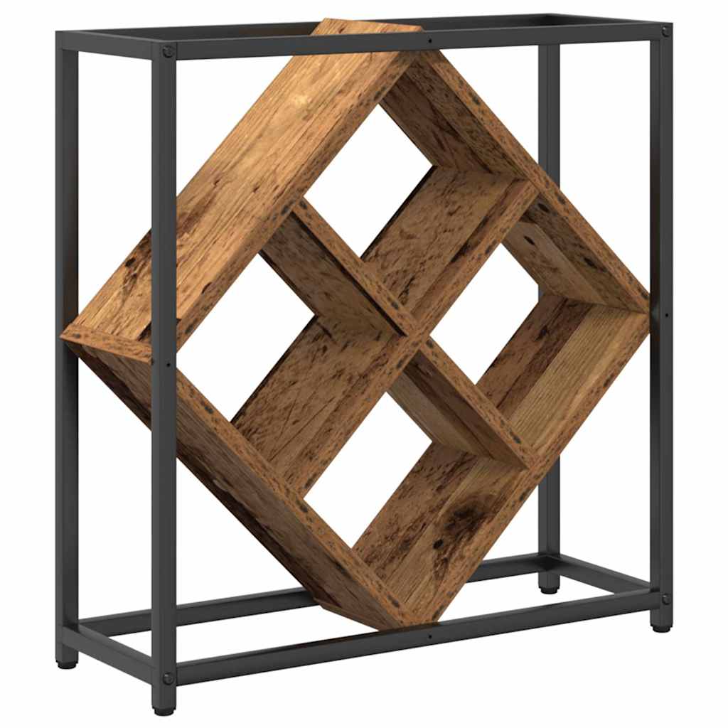 Escorredor de Vinho Madeira antiga 51 x 18 x 52,5 cm