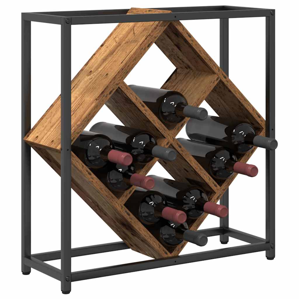 Escorredor de Vinho Madeira antiga 51 x 18 x 52,5 cm