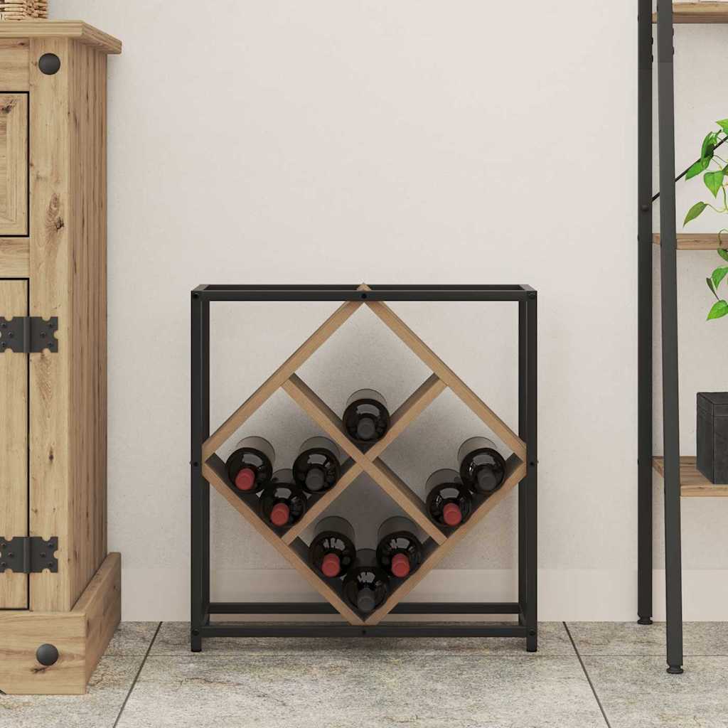 Escorredor de Vinho carvalho artisiano 51 x 18 x 52,5 cm