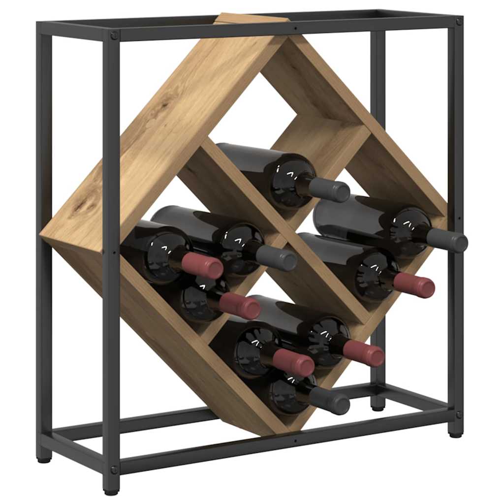 Escorredor de Vinho carvalho artisiano 51 x 18 x 52,5 cm