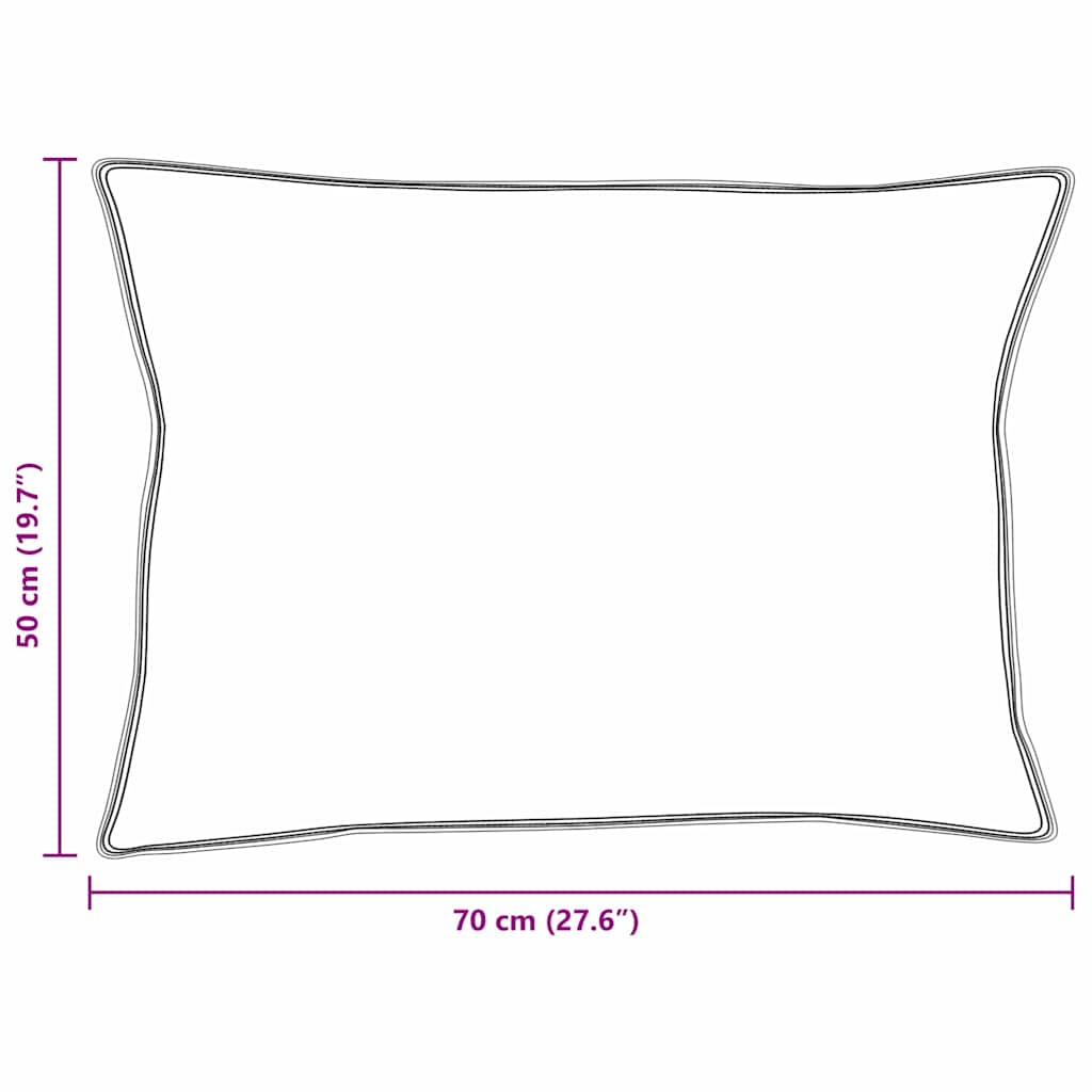 Almofada com travesseiro Branco 130gsm 100% algodão