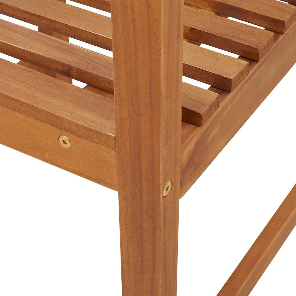 Cadeira de Jardim 2 pcs Castanho 50 x 50 x 91cm