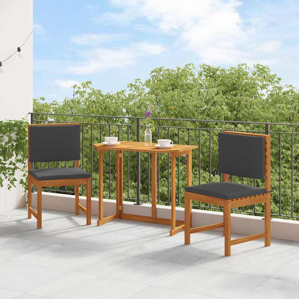 Cadeira de Jardim 2 pcs Castanho 50 x 50 x 91cm