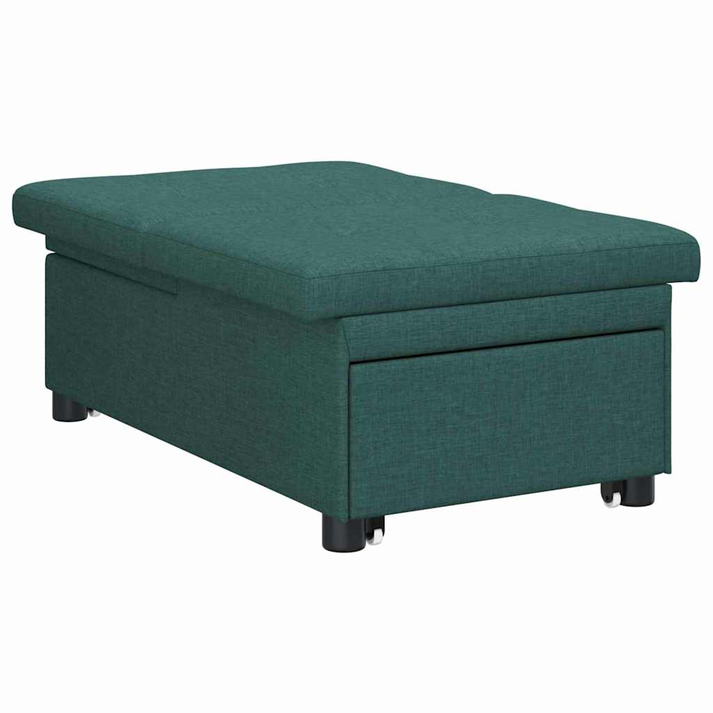 Sofá-Cama Verde-escuro 194 x 67 x 37 cm tecido